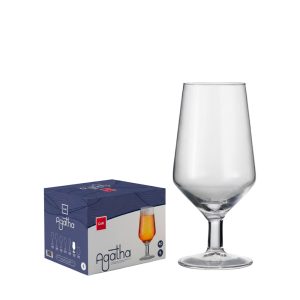 COPA DE CERVEZA AGATHA 40 CL 6 UNIDADES