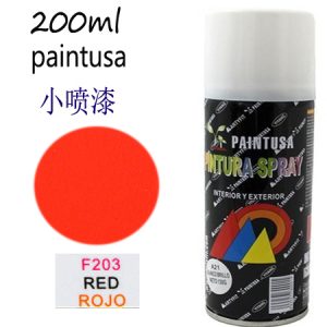 PINTURA SPRAY FLUORESCENTE 200 ML ROJO