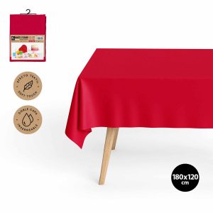 MANTEL PLEGADO IMPERMEABLE 1,8 X 1,2 M ROJO