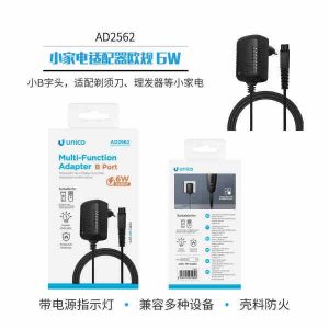 Adaptador de corriente, conector tipo B, 6 W