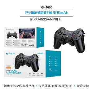 Mando de juegos Bluetooth flexible para PS3 con batería de 400 mAh