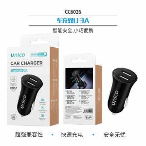 Cargador de coche con doble puerto USB de 3A