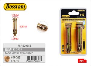 TACO METAL EXPANSIVO I12