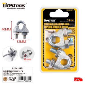 ABRAZADERA PARA CABLES DE ACERO 10 MM