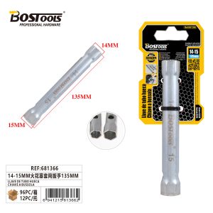 LLAVE DE TUBO HUECA 14 - 15