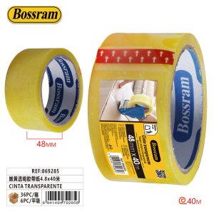 CINTA TRANSPARENTE 40MM X 40 M