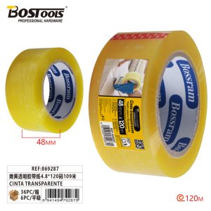 CINTA TRANSPARENTE 48MM X 120 M