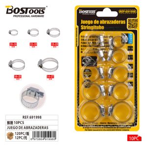 JUEGO DE ABRAZADERAS 10 PIEZAS
