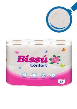 PAPEL HIGIENICO BISSU CONFORT 12 R. 2C. 10 MTS.
