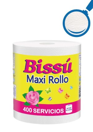PAPEL DE COCINA BISSU MAXI ROLLO 400 SERVICIOS