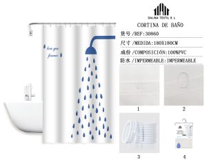 CORTINA DE BAÑO