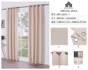 CORTINA OPACA 140 X 260 CM
