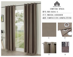 CORTINA OPACA 140 X 260 CM