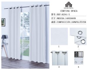 CORTINA OPACA 140 X 260 CM
