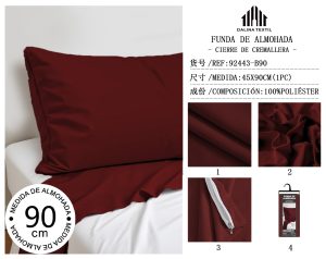 FUNDA DE ALMOHADA 90 CM