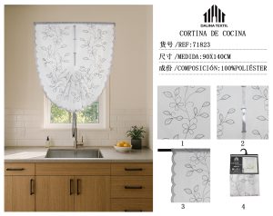 CORTINA DE COCINA 90 X 140 CM