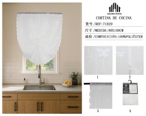CORTINA DE COCINA 90 X 140 CM