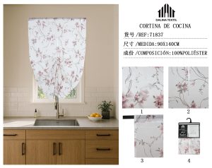 CORTINA DE COCINA 90 X 140 CM
