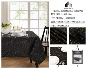 MANTEL IMPERMEABLE ESTAMPADO 140 X 180 CM