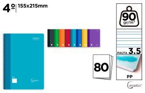 CUADERNO ESP T. PP 4º P3.5 80H 90G