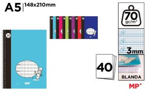 CUADERNO ESP T BLAND 4º GUIA 3MM 40H 70G