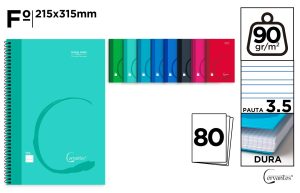 CUADERNO ESP T. FORRADA Fº 3.5 80H 90G