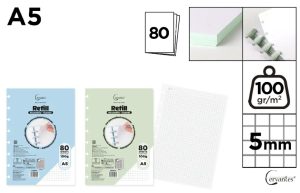 RECAMBIO PARA CUADERNO DISCOS A5